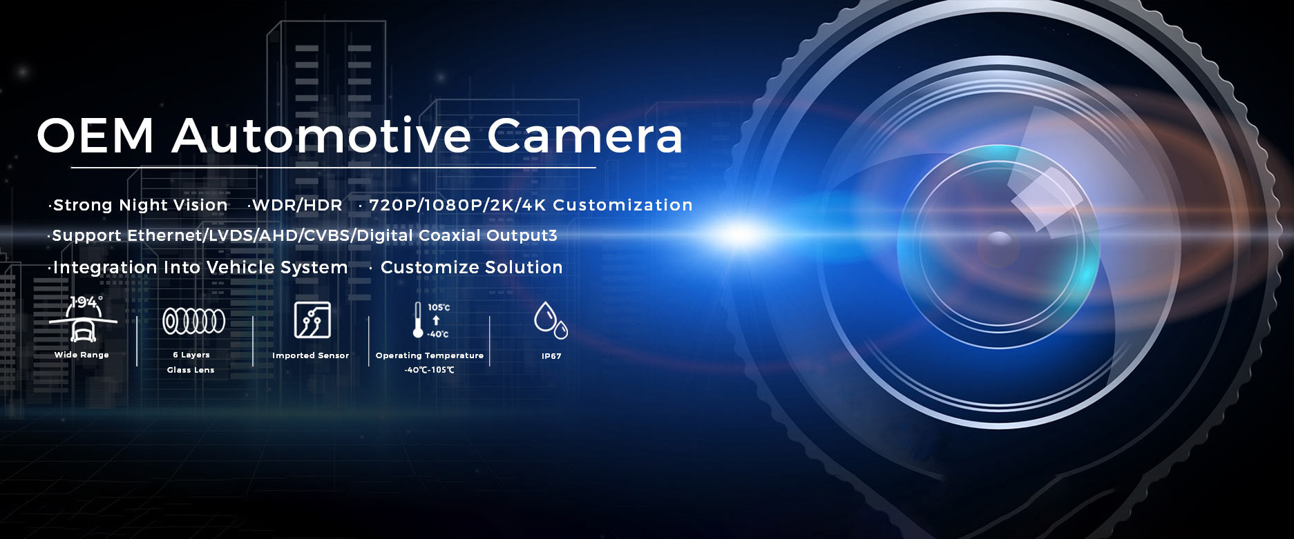 chất lượng Camera BroadR Reach nhà máy sản xuất